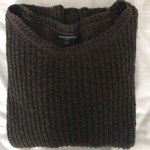 Brandy Melville Dark Green Sweater